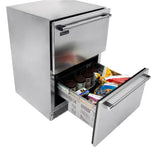 24'' Signature Series Indoor Freezer Drawers, Stainless Steel