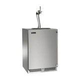 Perlick - 24'' Signature Series Indoor Adara Beer Dispenser - Single Tap with Stainless Steel Solid Door, Hinge Left