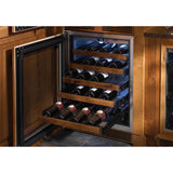 24'' Signature Series Indoor Wine Reserve with Stainless Steel Glass Door, Hinge Right