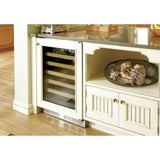 24'' Signature Series Indoor Wine Reserve with Stainless Steel Glass Door, Hinge Left