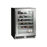 24'' ADA-Compliant Indoor Wine Reserve with Stainless Steel Glass Door, Hinge Left, with Lock