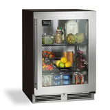 24'' C-Series Indoor Refrigerator with Stainless Steel Solid Door, Hinge Right, with Lock