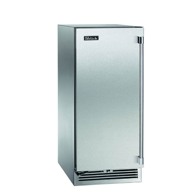 Perlick - 15'' Signature Series Outdoor Refrigerator with Fully Integrated Panel Ready Solid Door, Hinge Right, with Lock