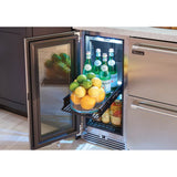 15'' Signature Series Indoor Refrigerator with Stainless Steel Solid Door, Hinge Left, with Lock