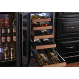 15'' Signature Series Indoor Wine Reserve with Fully Integrated Panel Ready Solid Door, Hinge Left, with Lock