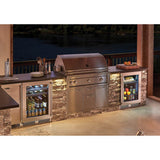 24'' Signature Series Outdoor Refrigerator with Fully Integrated Panel Ready Solid Door, Hinge Right, with Lock