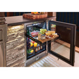 24'' Signature Series Outdoor Refrigerator with Stainless Steel Solid Door, Hinge Left, with Lock