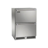Perlick - 24'' Signature Series Outdoor Refrigerator Drawers, Stainless Steel, with Lock
