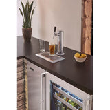15'' Signature Series Marine Grade Beer Dispenser w/ stainless steel solid door, hinge left, w/ lock