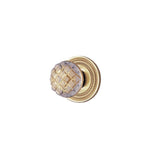 Phylrich - Cab Knob, Cut Cryst - Old English Brass