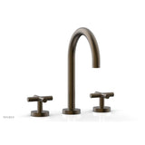 Phylrich - TRANSITION - Widespread Faucet - High Spout, Cross Handles 120-01 - Old English Brass