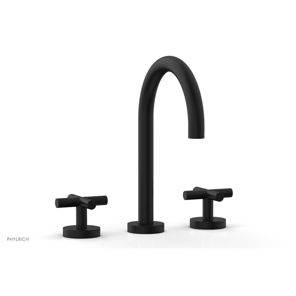 Phylrich - W/S Faucet Cross Hdl High Spout - Matte Black