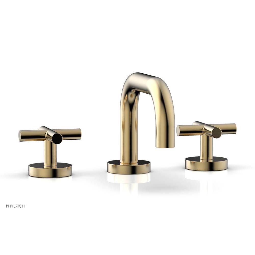 Phylrich - W/S Faucet Cross Hdl Low Spout - Satin Brass