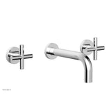 Phylrich - Wall Lav Set Cross Handle - Satin Brass