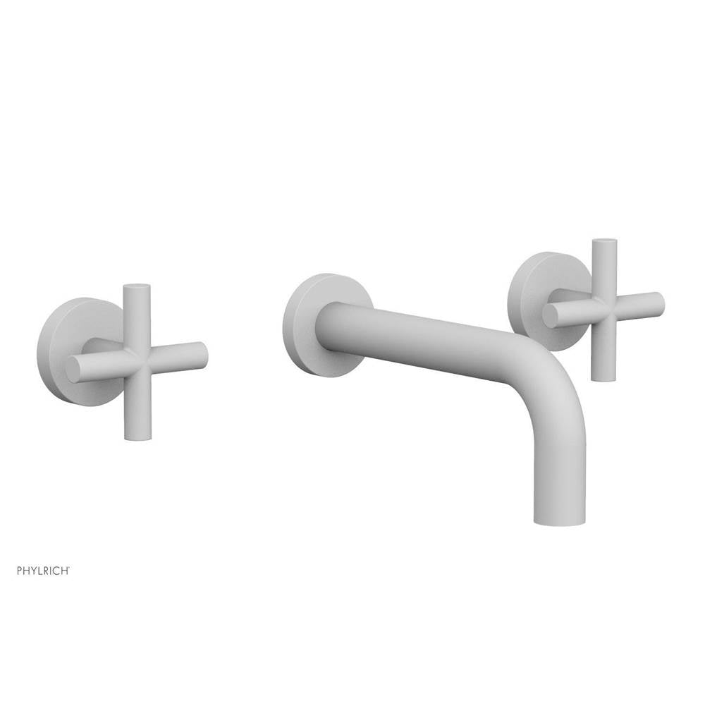 Phylrich - Wall Lav Set Cross Handle - Satin White