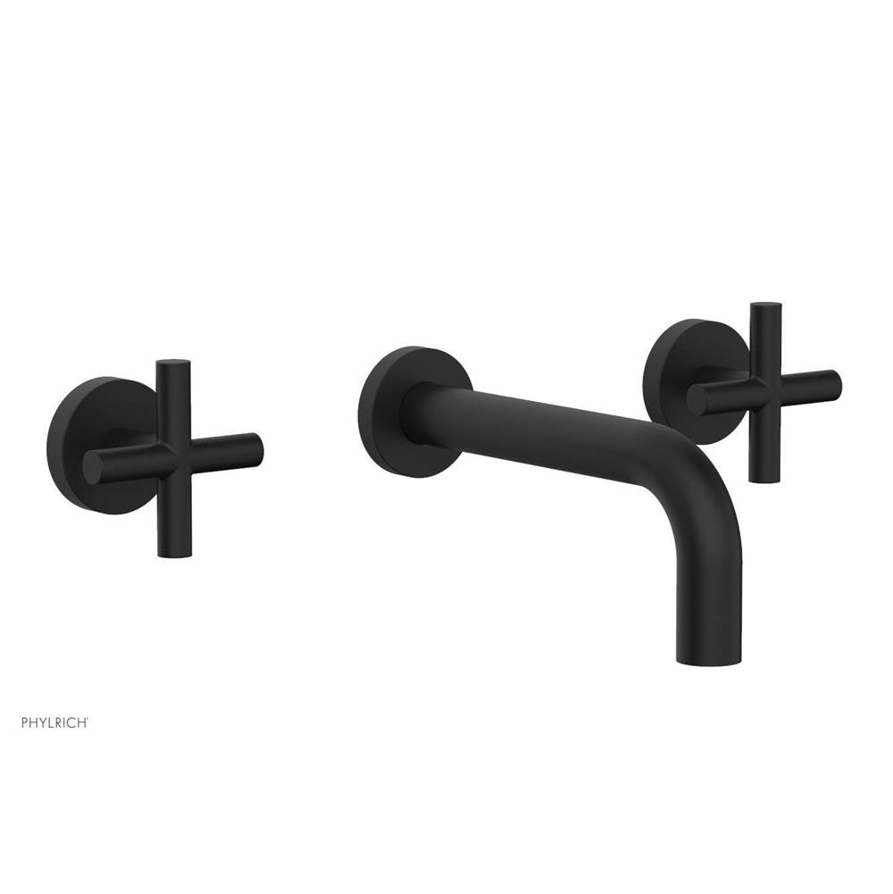 Phylrich - Wall Lav Set Cross Handle - Matte Black