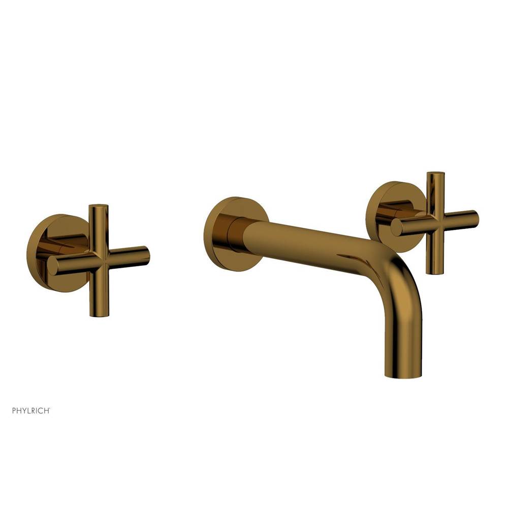 Phylrich - Wall Lav Set Cross Handle - French Brass