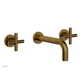 Phylrich - Wall Lav Set Cross Handle - French Brass
