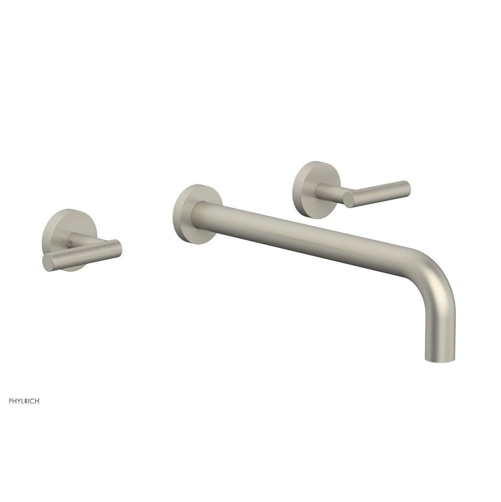 Phylrich - Wall Lav Set Lever Handle 12'' Spt - Burnished Nickel
