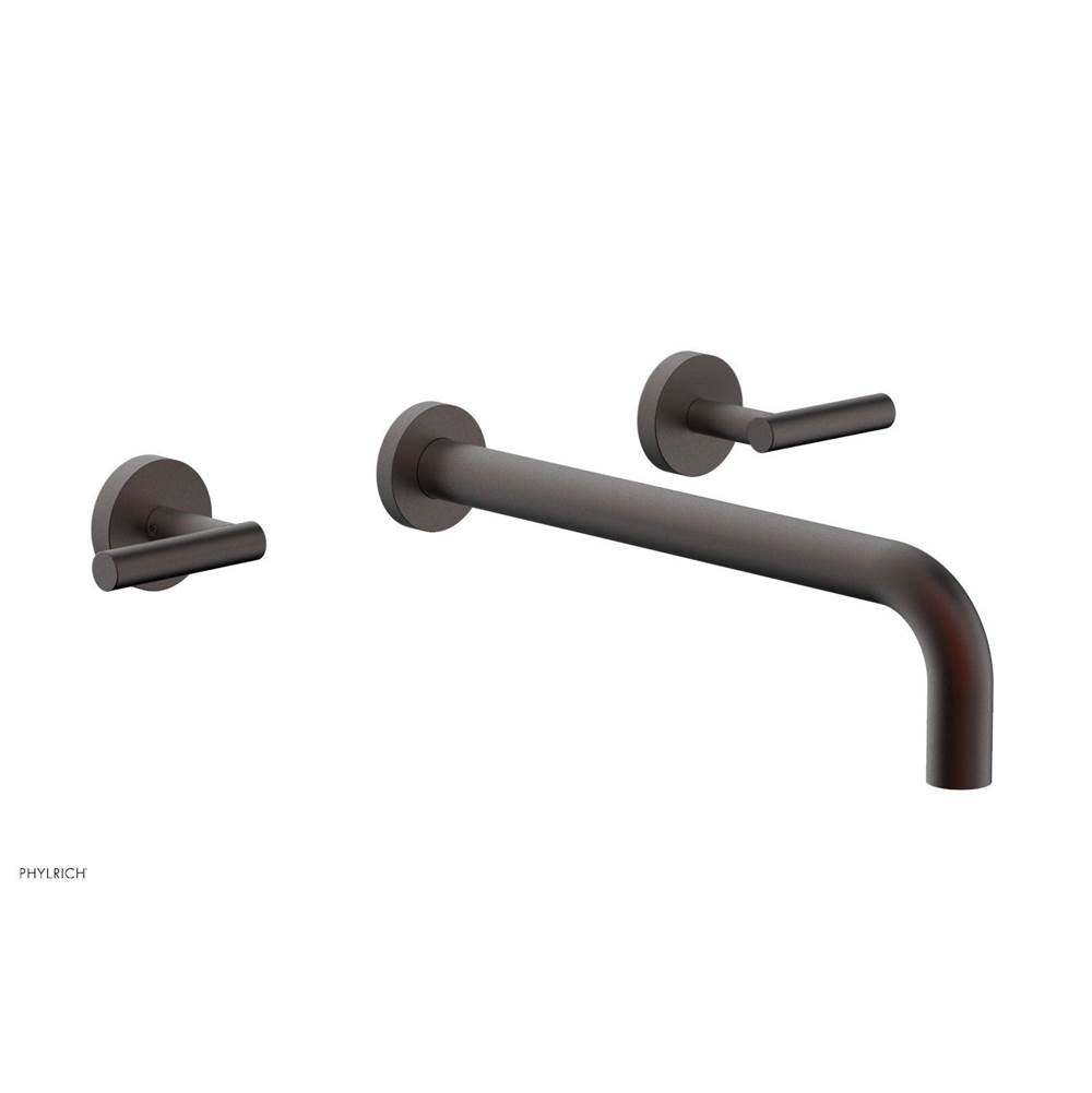 Phylrich - Wall Lav Set Lever Handle 12'' Spt - Weathered Copper