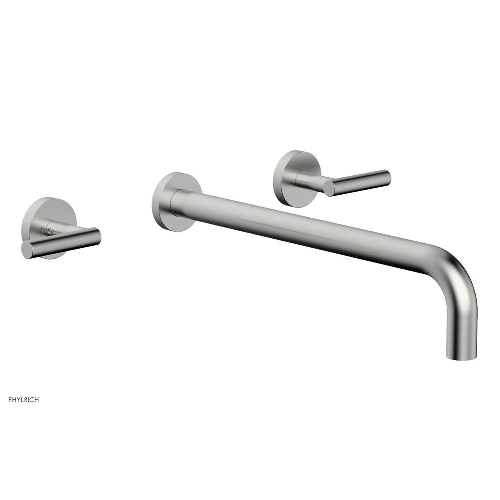 Phylrich - Wall Lav Set Lever Handle 14'' Spt - Satin chrome