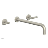 Phylrich - Wall Lav Set Lever Handle 14'' Spt - Burnished Nickel