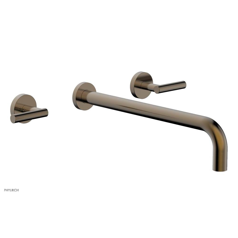 Phylrich - Wall Lav Set Lever Handle 14'' Spt - Antique Brass