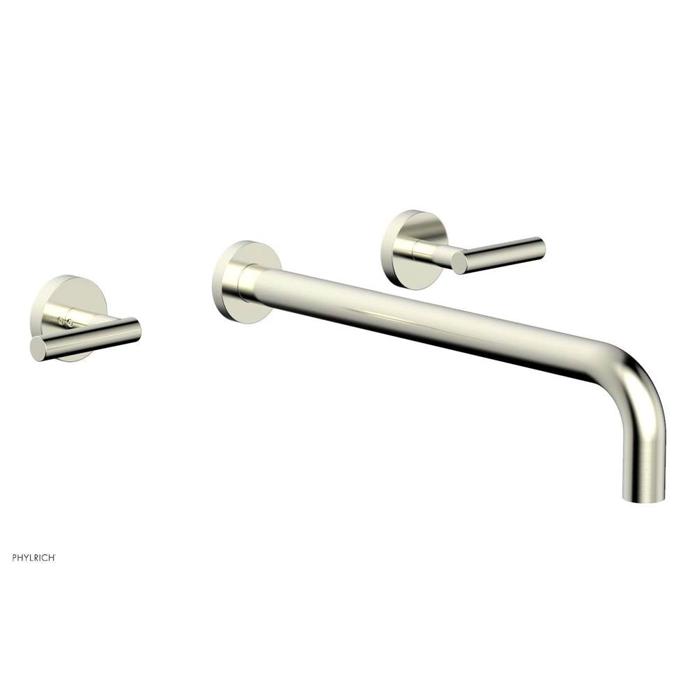 Phylrich - Wall Lav Set Lever Handle 14'' Spt - Satin Nickel