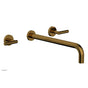 Phylrich - Wall Lav Set Lever Handle 14'' Spt - French Brass