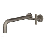 Phylrich - Single Cross Hdl W/L W 10'' Spt Transition - Pewter