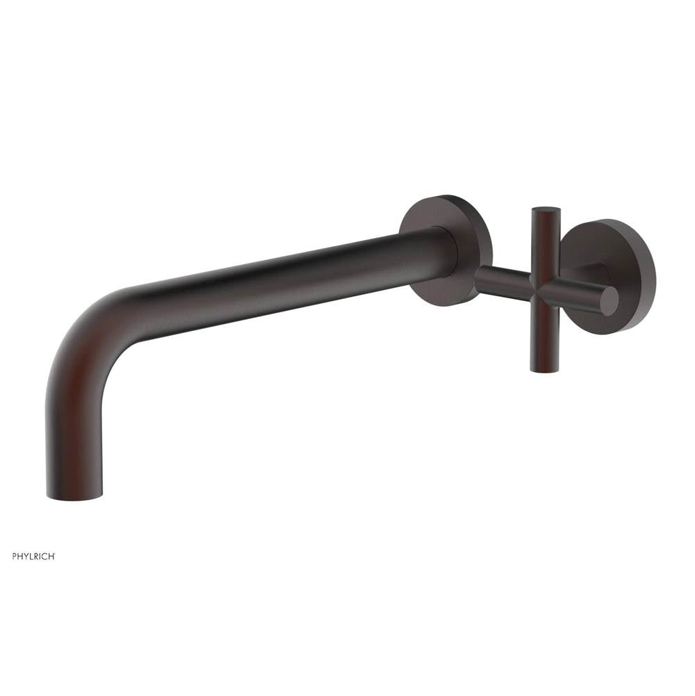 Phylrich - Single Cross Hdl W/L W 10'' Spt Transition - Weathered Copper