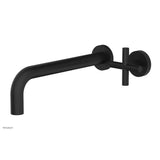 Phylrich - Single Cross Hdl W/L W 10'' Spt Transition - Matte Black