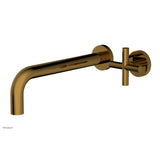 Phylrich - Single Cross Hdl W/L W 10'' Spt Transition - French Brass