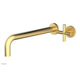 Phylrich - Single Cross Hdl W/L W 12'' Spt Transition - Burnished Gold