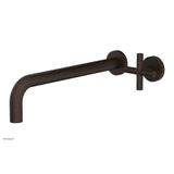 Phylrich - Single Cross Hdl W/L W 12'' Spt Transition - Antique Bronze