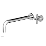 Phylrich - Single Cross Hdl W/L W 12'' Spt Transition - Polished Chrome