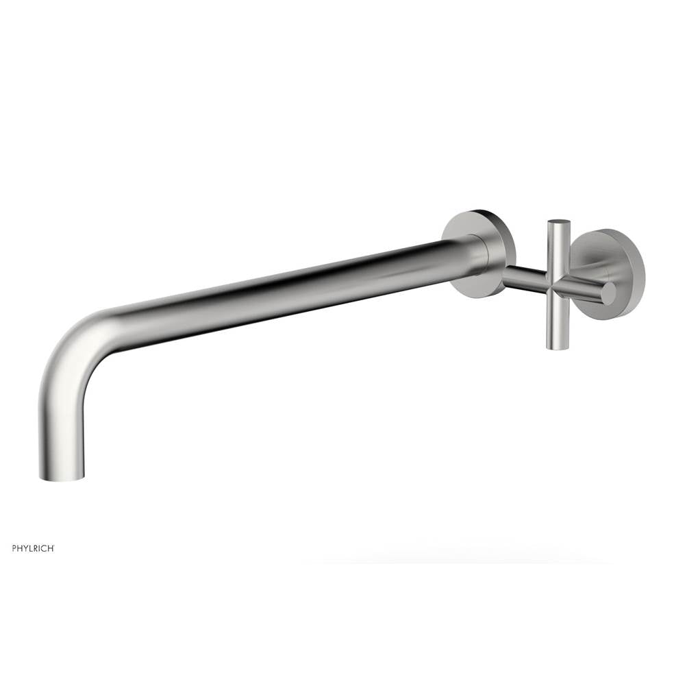 Phylrich - Single Cross Hdl W/L W 14'' Spt Transition - Satin chrome