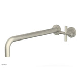 Phylrich - Single Cross Hdl W/L W 14'' Spt Transition - Burnished Nickel