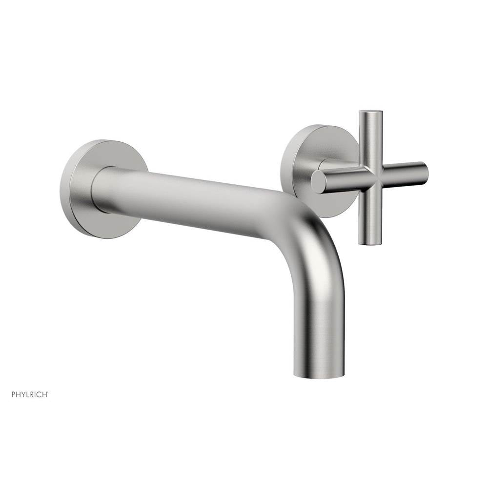 Phylrich - Single Hdl Wall Lav Set Cross Handle - Pewter