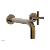 Phylrich - Single Hdl Wall Lav Set Cross Handle - Polished Chrome