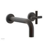 Phylrich - Single Hdl Wall Lav Set Cross Handle - Oil Rubbed Bronze