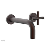 Phylrich - Single Hdl Wall Lav Set Cross Handle - Weathered Copper