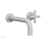 Phylrich - Single Hdl Wall Lav Set Cross Handle - Satin White