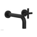 Phylrich - Single Hdl Wall Lav Set Cross Handle - Satin Nickel