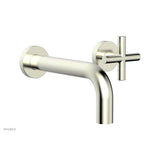 Phylrich - Single Hdl Wall Lav Set Cross Handle - Polished Brass