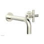 Phylrich - Single Hdl Wall Lav Set Cross Handle - Polished Brass