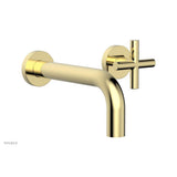 Phylrich - Single Hdl Wall Lav Set Cross Handle - French Brass