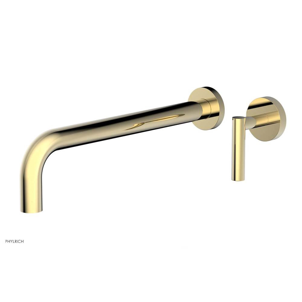 Phylrich - Single Lever Hdl W/L W 12'' Spt Transition - Polished Brass Uncoated