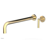 Phylrich - Single Lever Hdl W/L W 14'' Spt Transition - Satin Brass
