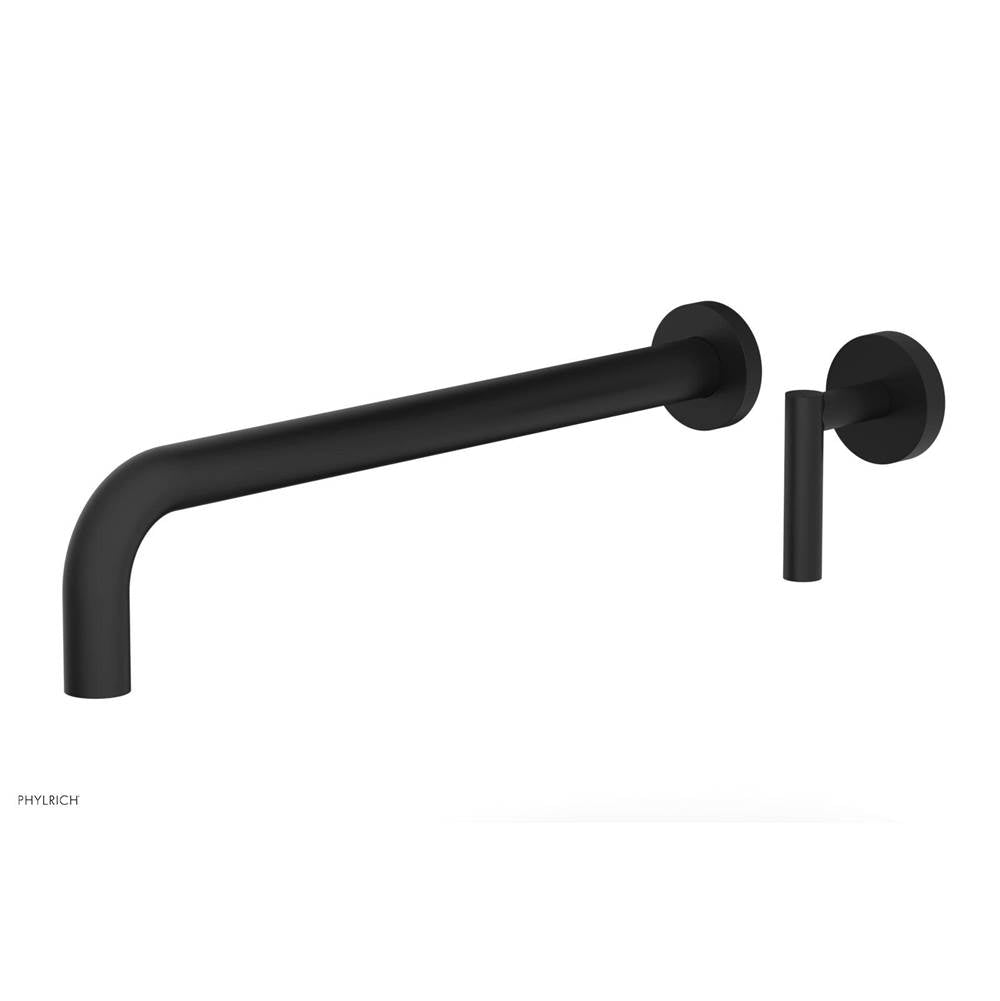 Phylrich - Single Lever Hdl W/L W 14'' Spt Transition - Matte Black